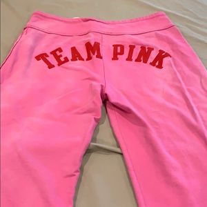 VICTORIA’S SECRET PINK SWEATPANTS & ROBE SET